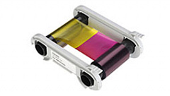 Полноцветная лента (YMCKO) на 500 оттисков с чистящим роликом; для принтера Advent SOLID 700 в Улан-Удэ